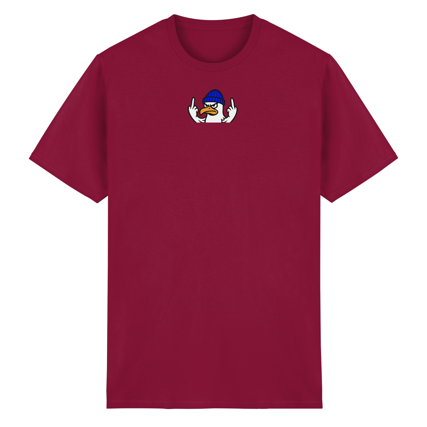 Möwe mit Mittelfinger – Vogel zeigen, Stil behalten - Heavy Cotton T-Shirt