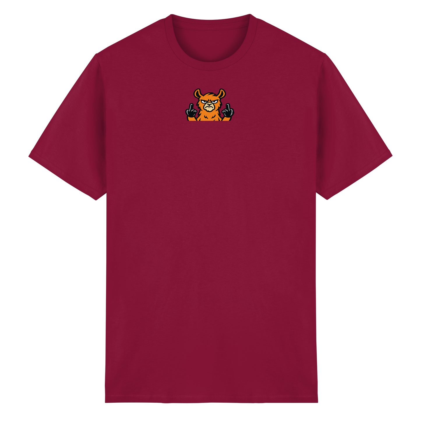 Lama mit Mittelfinger – Das Modeaccessoire für klare Kante und Ruhe - Heavy Cotton T-Shirt