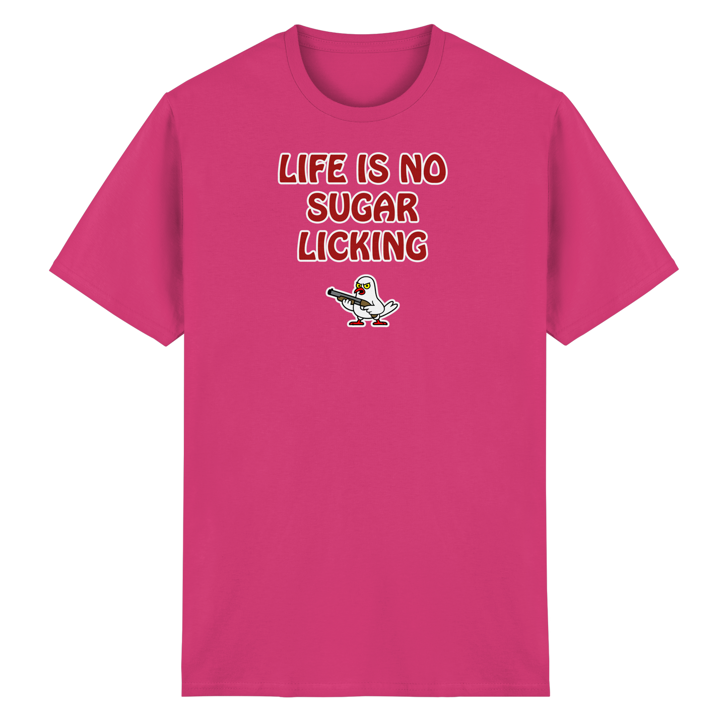 Life is no sugar licking - Heavy Cotton T-Shirt
