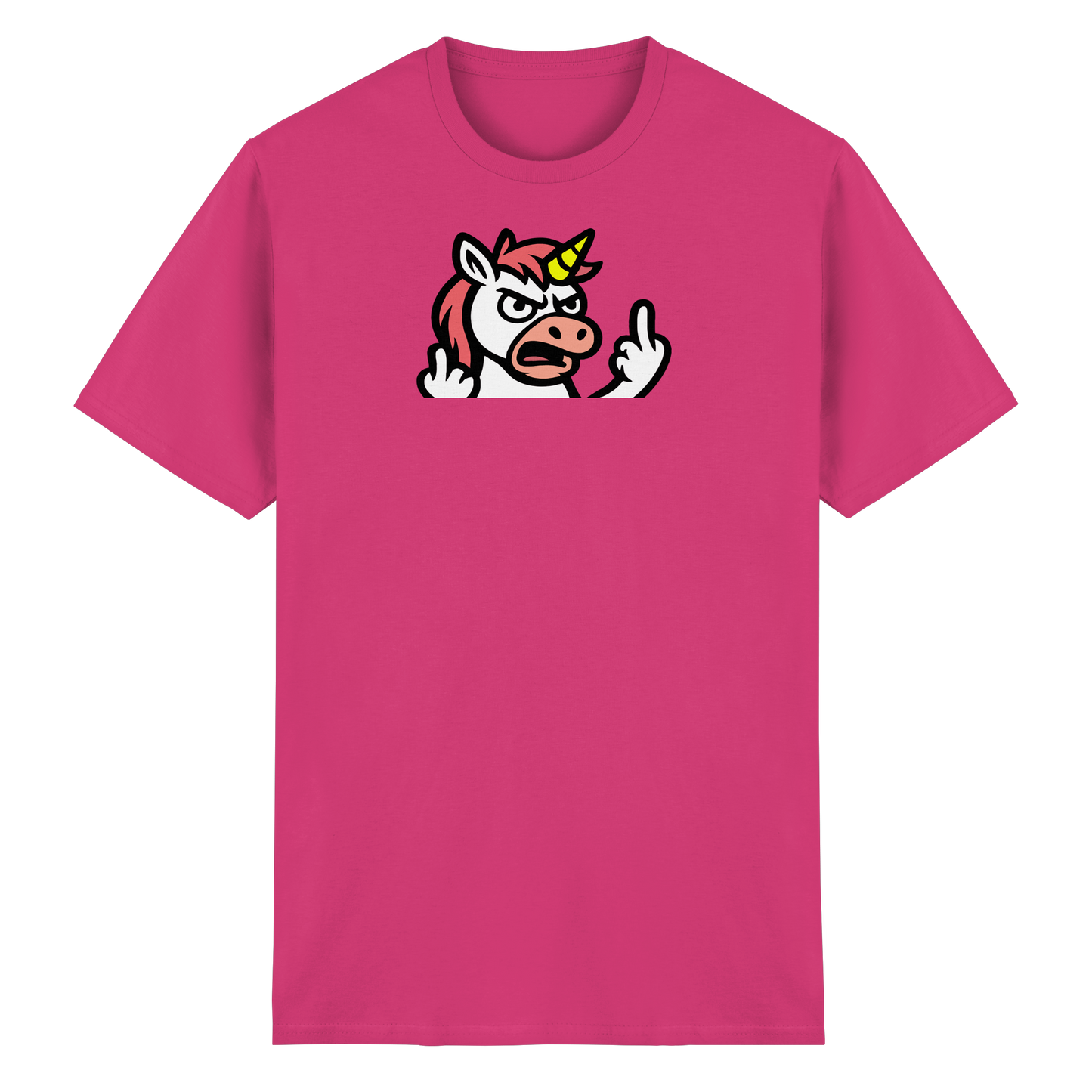 Einhorn mit Mittelfinger – Wenn die Zuckerwatte abgelaufen ist - Heavy Cotton T-Shirt