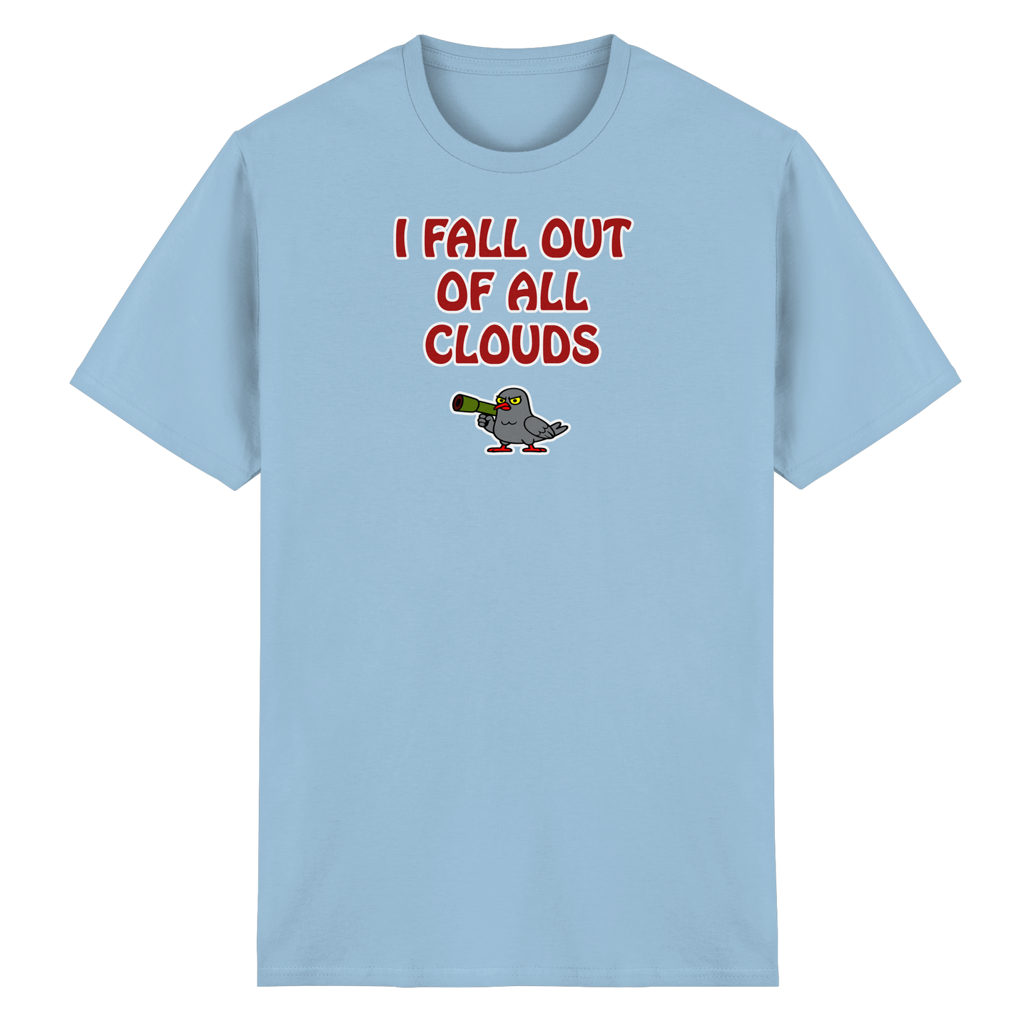 I fall out of all clouds - Heavy Cotton T-Shirt