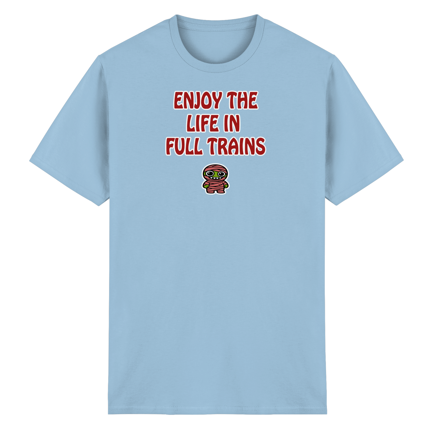 Enjoy the life in full trains - Heavy Cotton T-Shirt