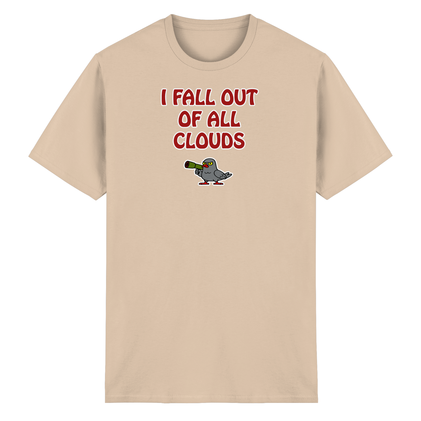 I fall out of all clouds - Heavy Cotton T-Shirt
