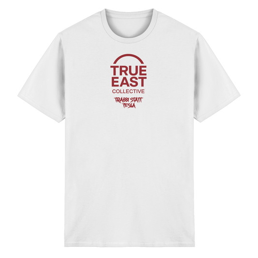 Trabbi statt Tesla & True East Logo – Zweitakt statt Stromschlag - Heavy Cotton T-Shirt