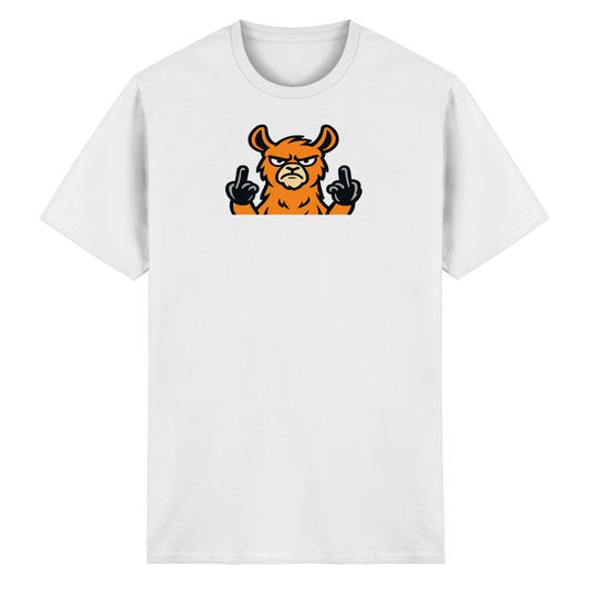 Lama mit Mittelfinger – Das Modeaccessoire für klare Kante und Ruhe - Heavy Cotton T-Shirt