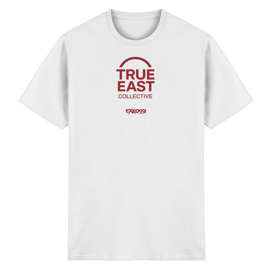 Exil Ossi & True East Logo – Heimat bleibt, egal wo du bist - Heavy Cotton T-Shirt