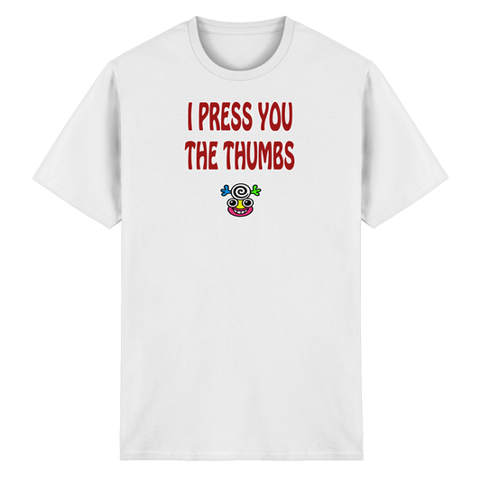 I press you the thumbs - Heavy Cotton T-Shirt