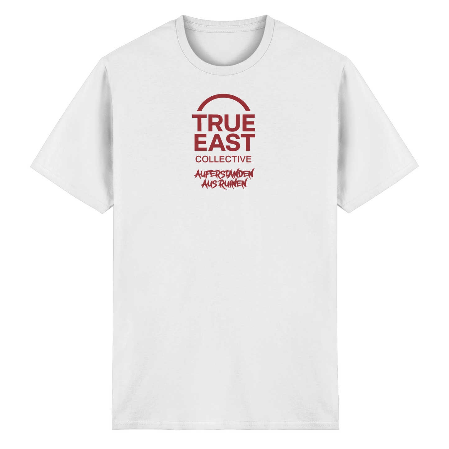 Auferstanden aus Ruinen & True East Logo  – Mehr als ein Zitat - Heavy Cotton T-Shirt