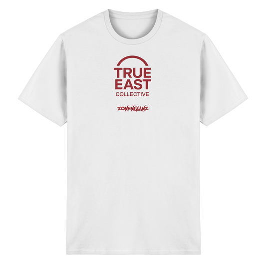 Zonenglanz & True East Logo – Wenn Beton zu funkeln beginnt - Heavy Cotton T-Shirt