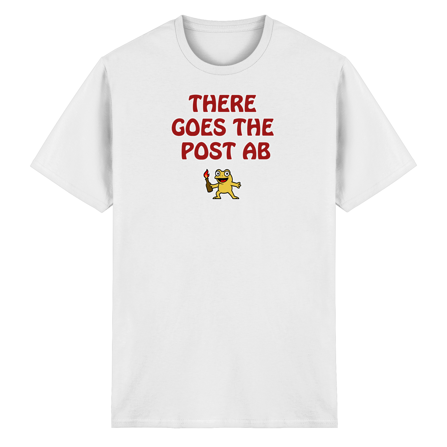 There goes the post ab - Heavy Cotton T-Shirt