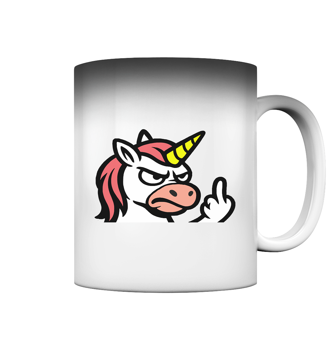 Einhorn mit Mittelfinger – Magie war gestern, jetzt kommt Klartext - Magic Mug