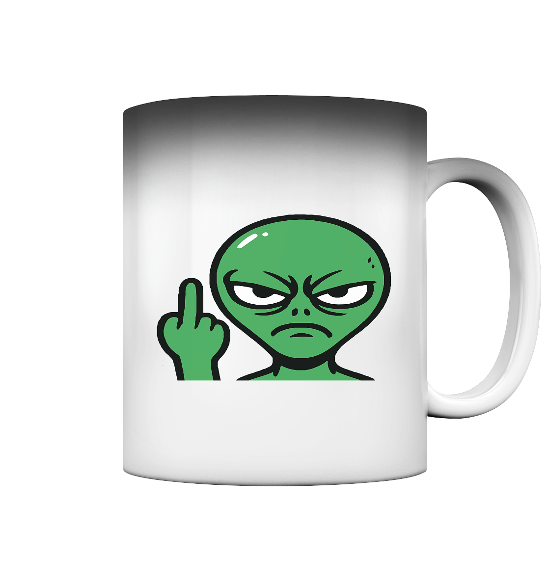 Alien mit Mittelfinger – Erdleben ist kein Ponyhof - Magic Mug