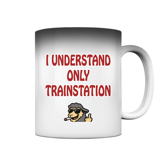 I understand only trainstation - Magic Mug