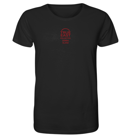 True East Logo & Zonenglanz – Ostdeutsch, echt, unverkennbar - Organic Shirt (Stick)