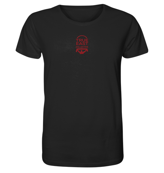 True East Logo & Ultra-Silhouette – Haltung in Bewegung - Organic Shirt (Stick)