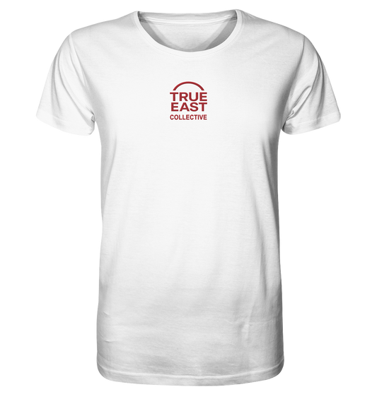 True East Logo – Kein Symbol. Eine Haltung. - Organic Shirt (Stick)