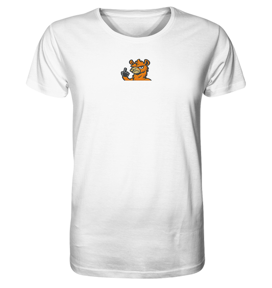 Lama mit Mittelfinger – Meditation auf Abwehrmodus - Organic Shirt (Stick)