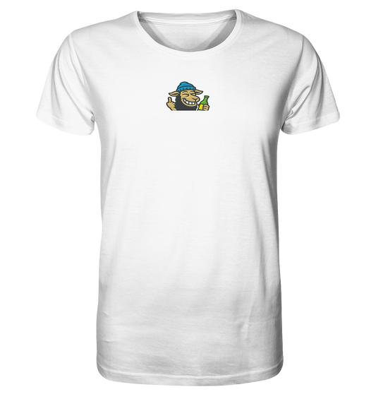Schaf mit Mittelfinger im Partymodus – Dancefloor? Nur wenn’s brennt - Organic Shirt (Stick)
