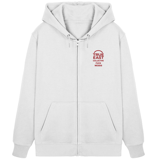 True East x „Fuck Wessis“ – Kein Hass. Nur Haltung. - Organic Zipper (Stick)