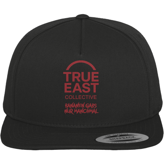 Bananen gab’s – nur manchmal & True East Logo - Erinnerung trifft Streetwear - Premium Snapback