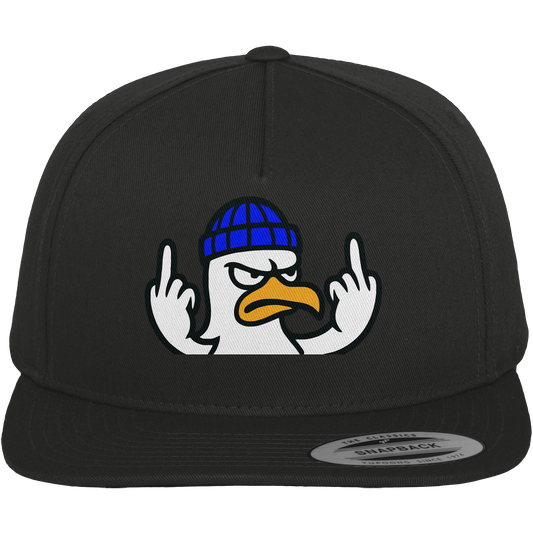 Möwe mit Mittelfinger – Kein Bock, keine Diskussionen - Premium Snapback