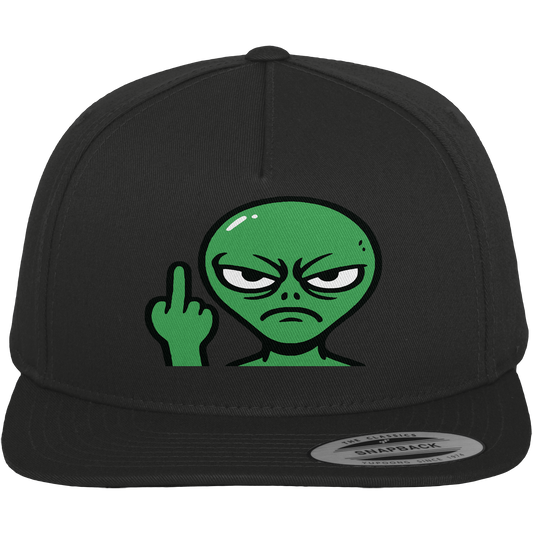 Alien mit Mittelfinger – Erdleben ist kein Ponyhof - Premium Snapback