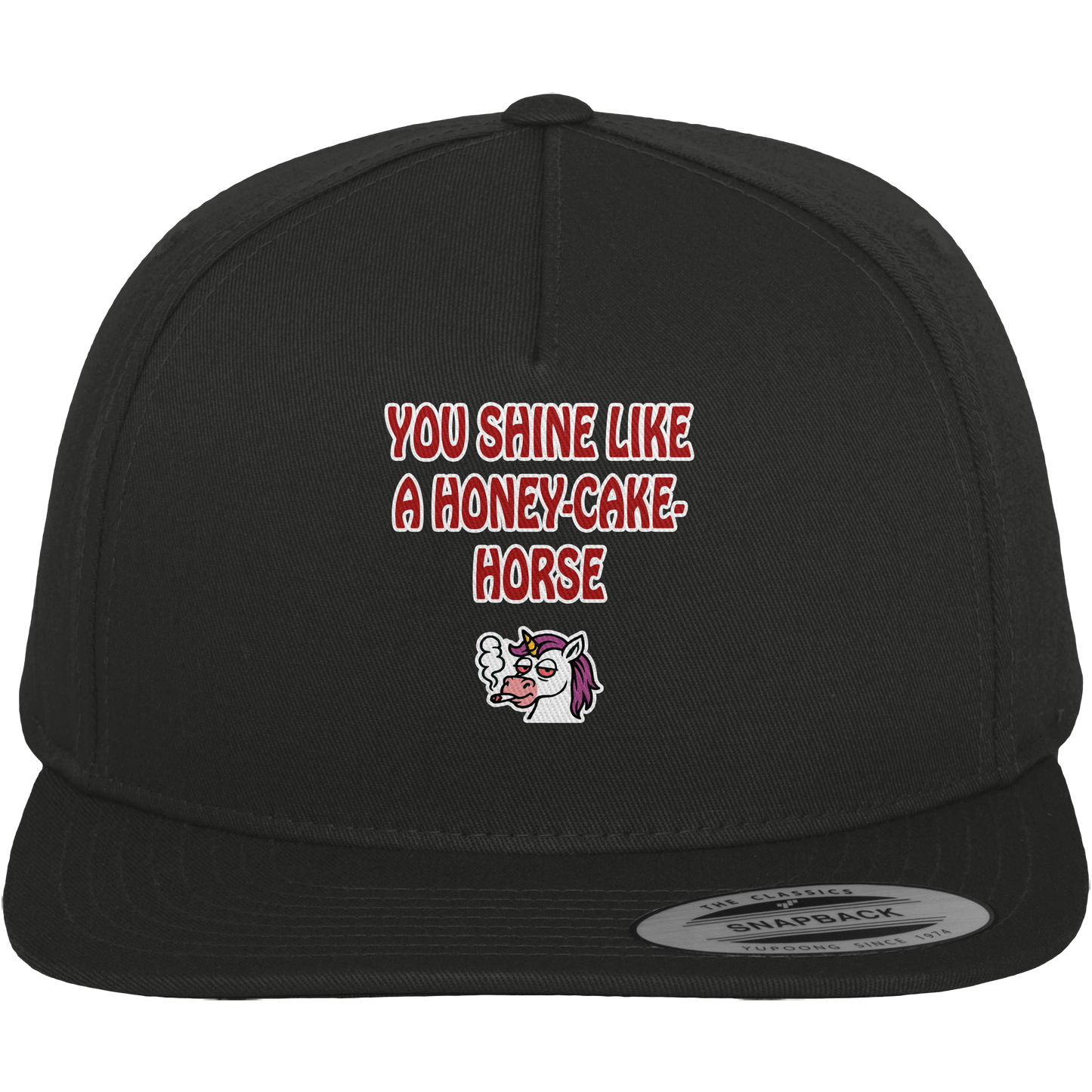 You shine like a honey cake horse - Premium Snapback