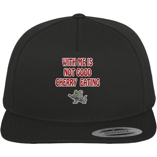 With me is not good cherry eating - Premium Snapback
