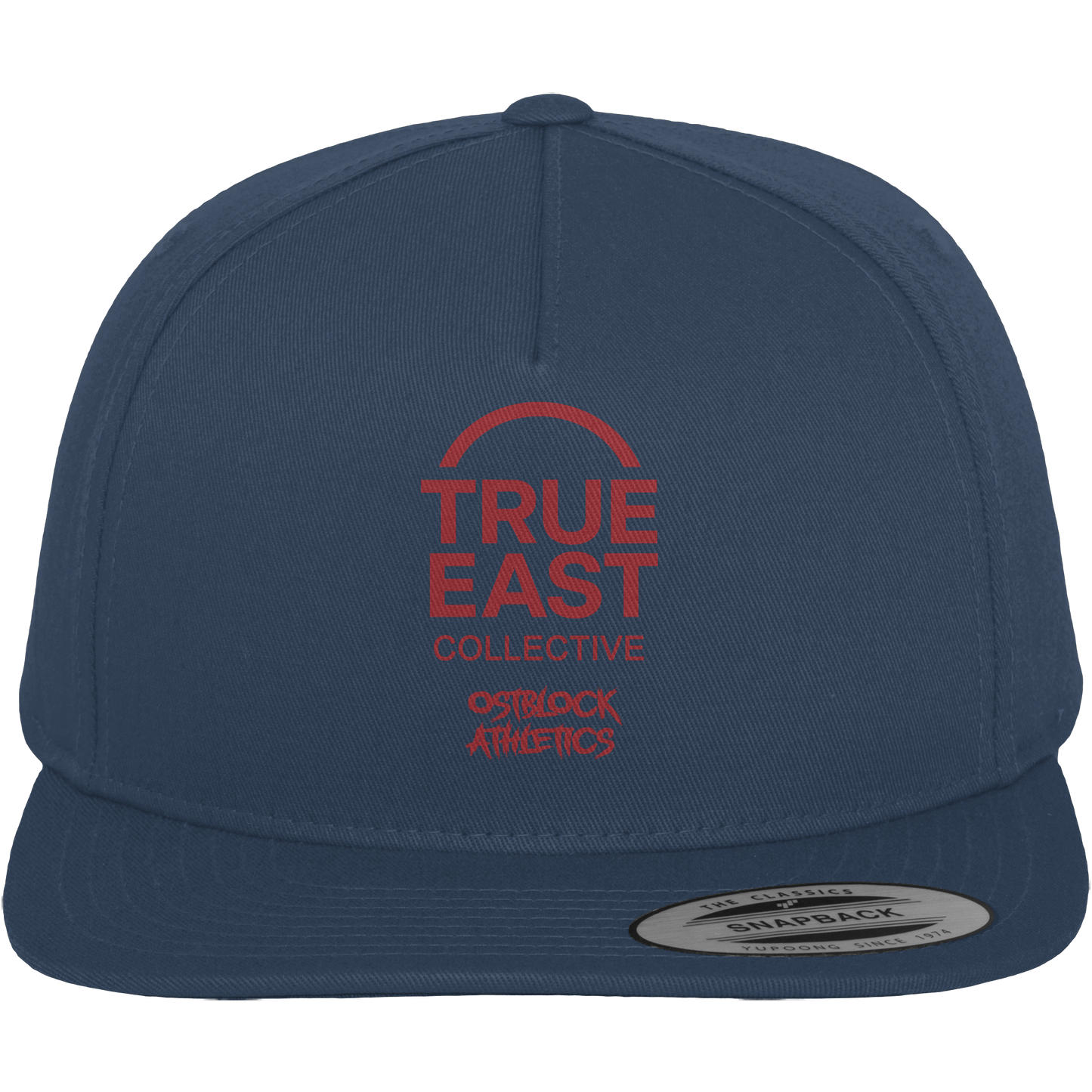 Ostblock Athletics & True East Logo   – Power aus Beton und Geschichte - Premium Snapback