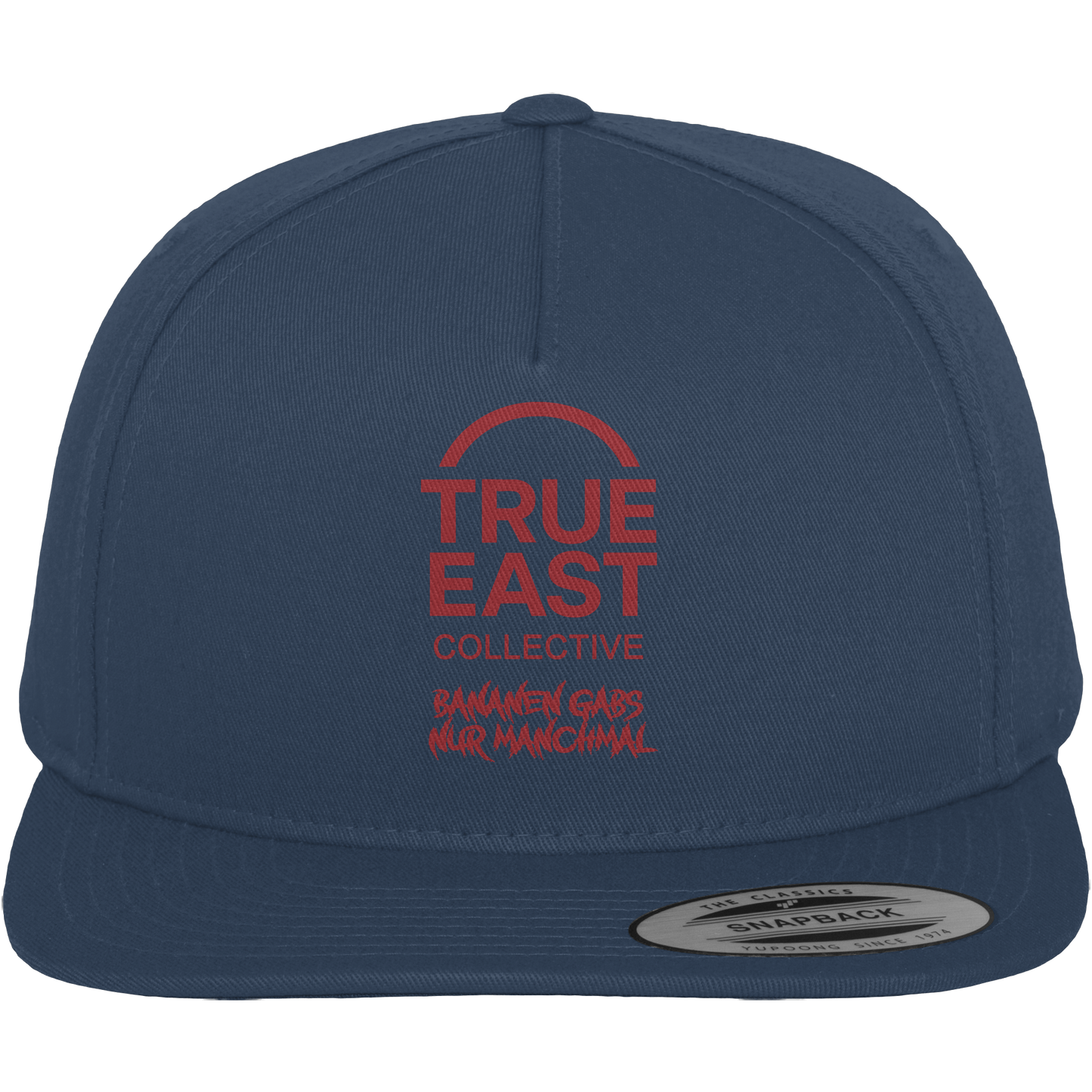 Bananen gab’s – nur manchmal & True East Logo - Erinnerung trifft Streetwear - Premium Snapback