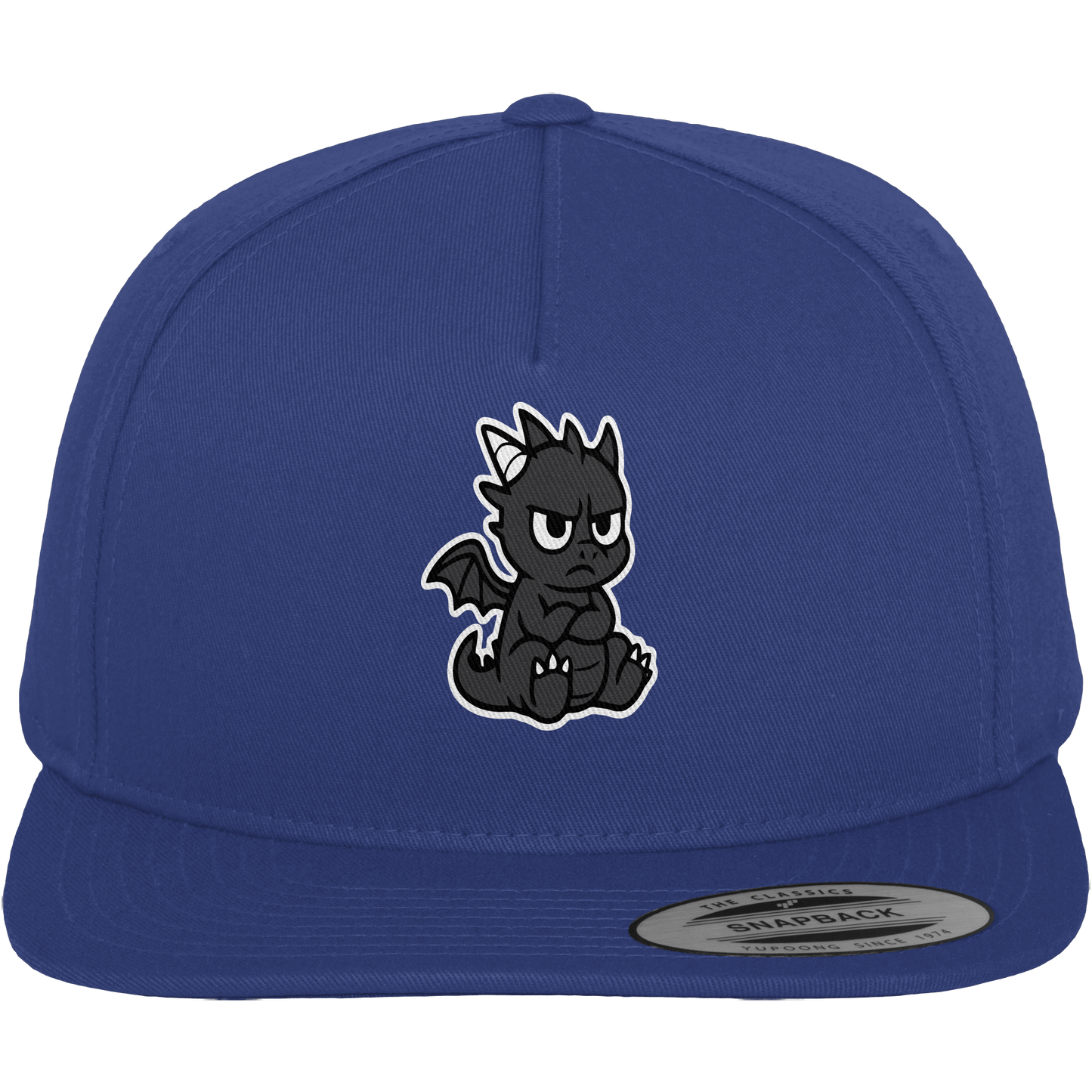 Babydrache mit Stirnrunzeln – Klein, flauschig, nicht begeistert - Premium Snapback