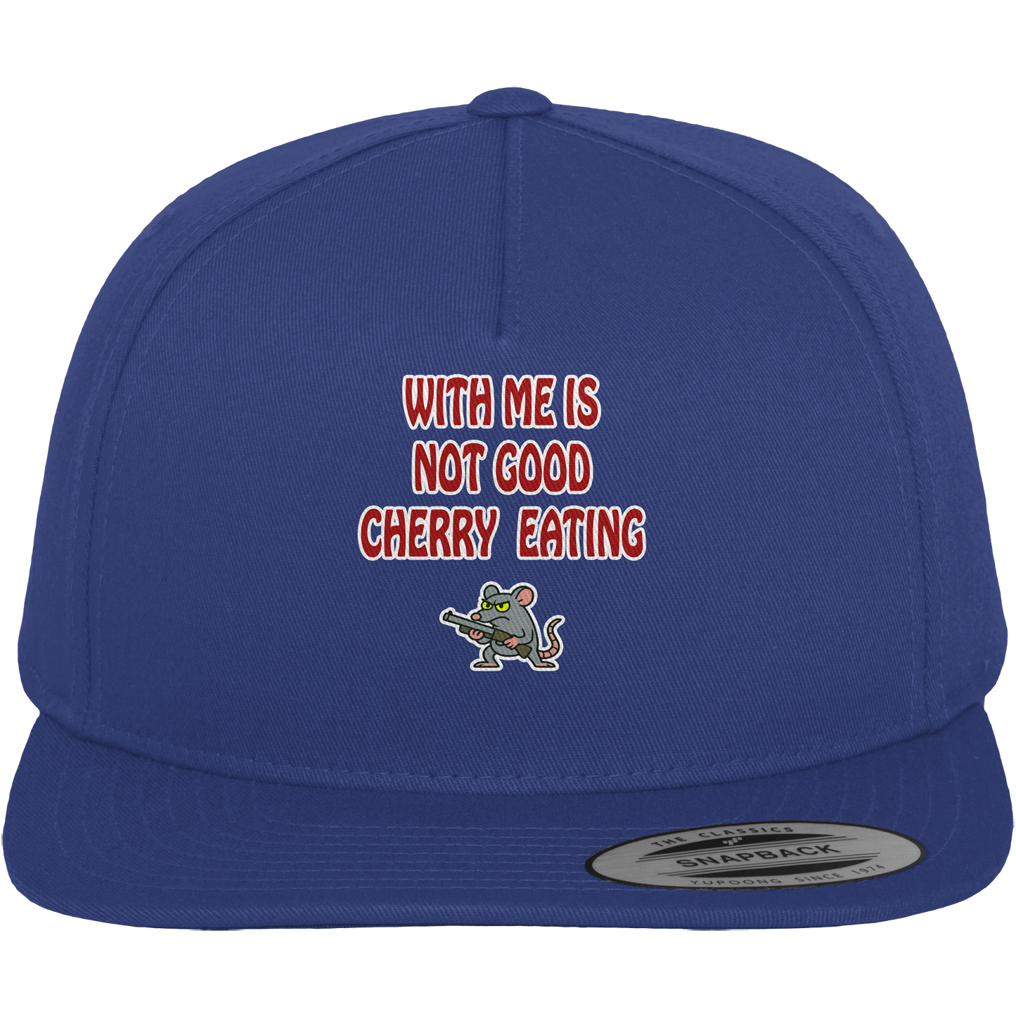 With me is not good cherry eating - Premium Snapback