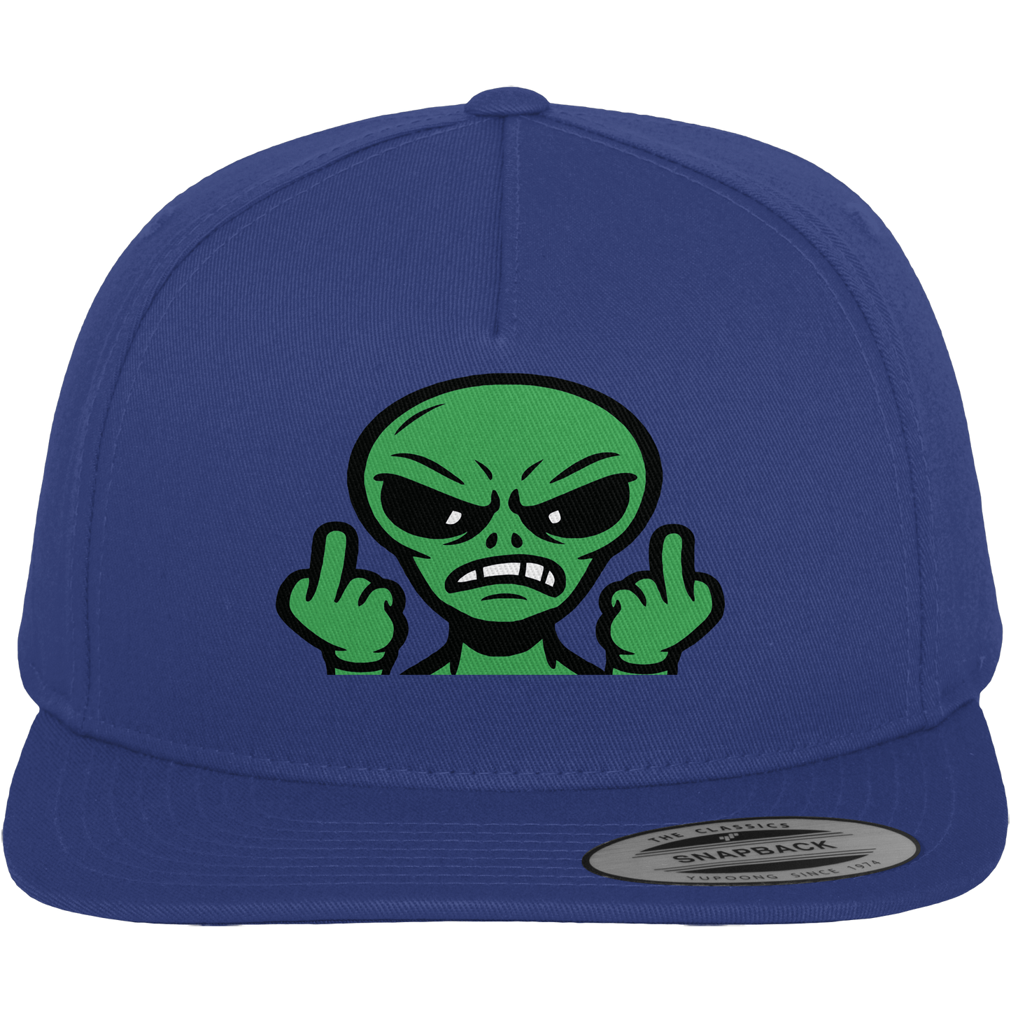 Alien mit Mittelfinger – Kontakt abgebrochen - Premium Snapback