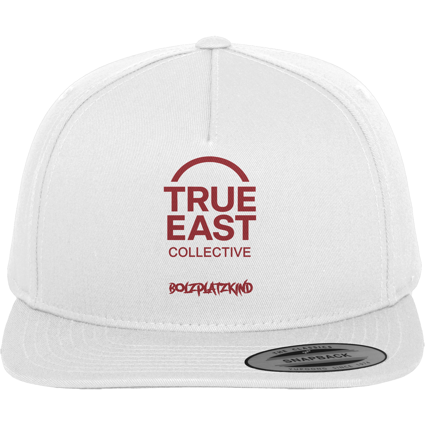 Bolzplatzkind & True East Logo  – Wurzeln unter Flutlicht - Premium Snapback