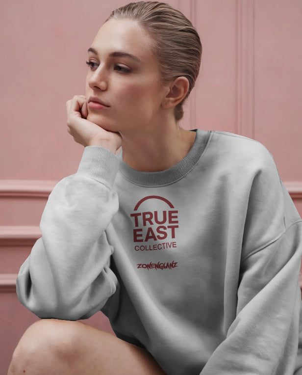 True East Collective Sweatshirts Druck - Haltung auf Stoff