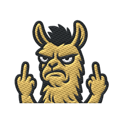 Lama mit Mittelfinger – Dein Mode-Statement gegen soziale Überforderung - Organic Jogger Shorts (Stick)