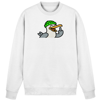 Möwe mit Mittelfinger – Wenn Höflichkeit keine Option mehr ist - Basic Sweatshirt