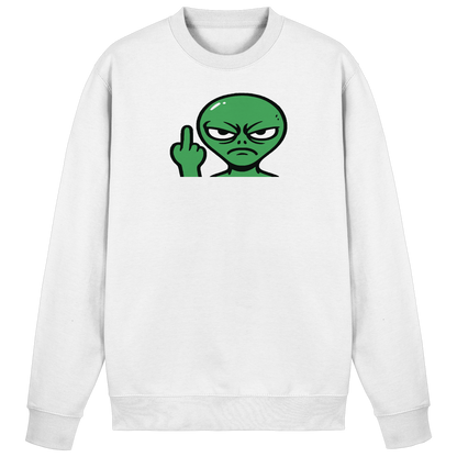 Alien mit Mittelfinger – Erdleben ist kein Ponyhof - Basic Sweatshirt
