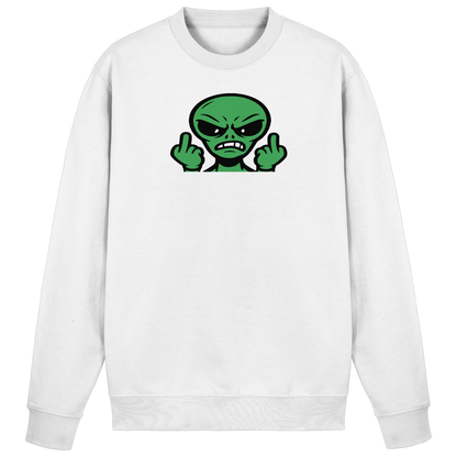 Alien mit Mittelfinger – Kontakt abgebrochen - Basic Sweatshirt