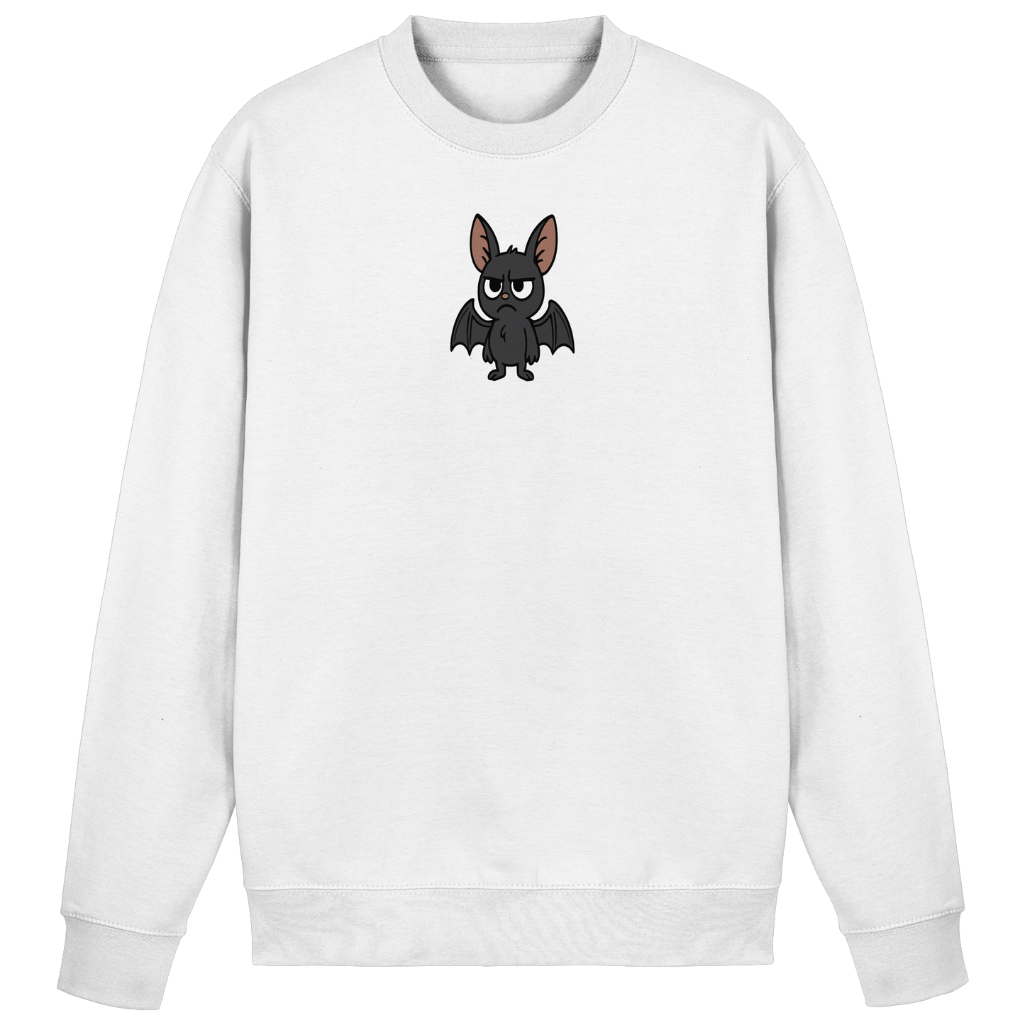 Fledermaus mit Augenrollen – Sozial, aber selektiv - Basic Sweatshirt