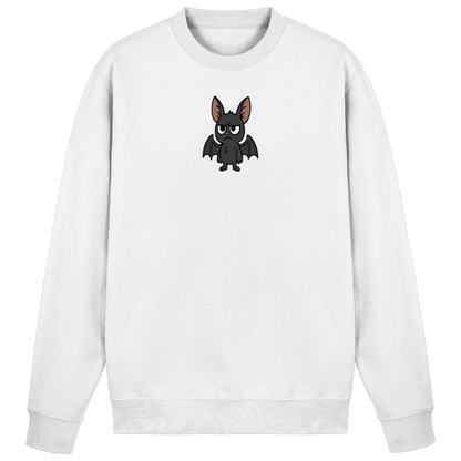 Fledermaus mit Augenrollen – Sozial, aber selektiv - Basic Sweatshirt