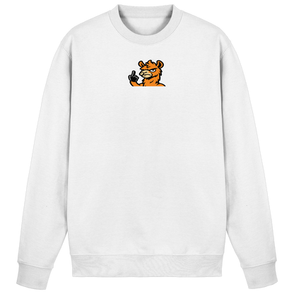 Lama mit Mittelfinger – Meditation auf Abwehrmodus - Basic Sweatshirt