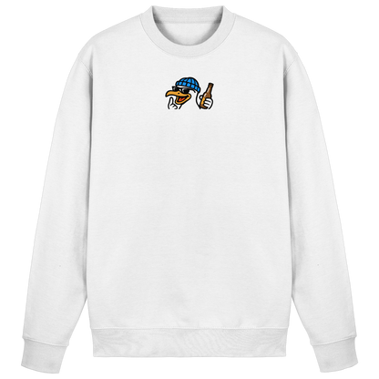 Möwe mit Mittelfinger – Dein nachtaktives Party-Orakel - Basic Sweatshirt