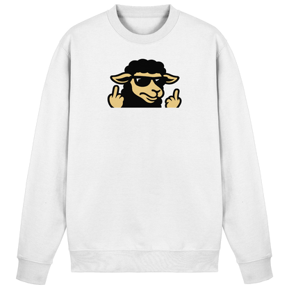 Schwarzes Schaf mit Mittelfinger – Schluss mit Nettigkeit - Basic Sweatshirt