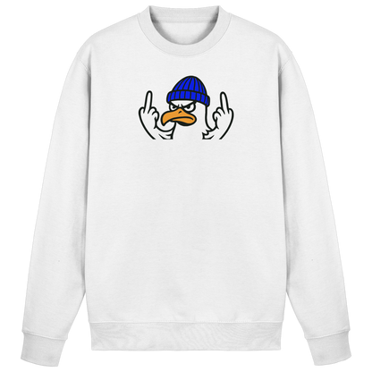 Möwe mit Mittelfinger – Vogel zeigen, Stil behalten  - Basic Sweatshirt