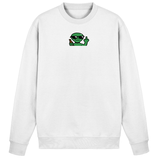 Alien mit Mittelfinger – Der Club gehört den Sternen - Basic Sweatshirt