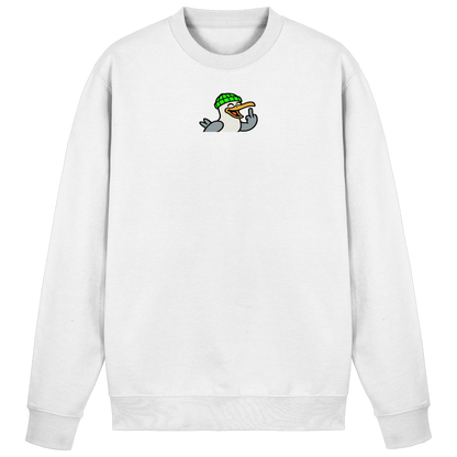 Möwe mit Mittelfinger – Wenn Höflichkeit keine Option mehr ist - Basic Sweatshirt