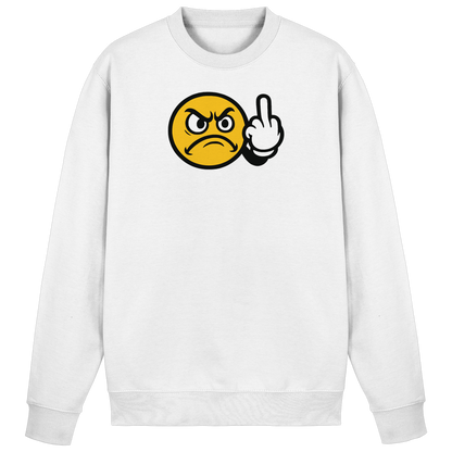 Smiley mit Mittelfinger – Dein stilles „Nope“ mit Gesicht - Basic Sweatshirt