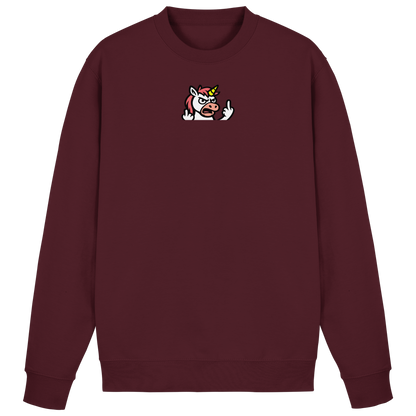 Einhorn mit Mittelfinger – Wenn die Zuckerwatte abgelaufen ist - Basic Sweatshirt