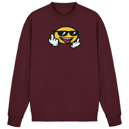 Smiley mit Mittelfinger – Der freundlichste Mittelfinger der Welt - Basic Sweatshirt